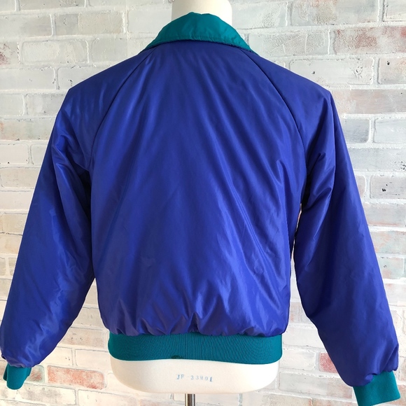 Columbia Reversible Bomber Puffer Jacket Vintage - Picture 4 of 8